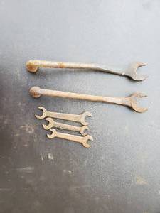 lot 58 image: Collection Of Old Ford Wrenches