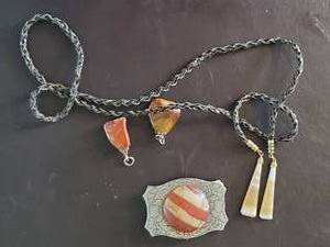 lot 82 image: Collection Of Stone Jewelry