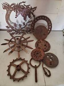 lot 45 image: Collection Of Vintage Metal Dcor