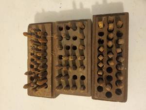 lot 163 image: Collection Of Vintage Metal Stamps