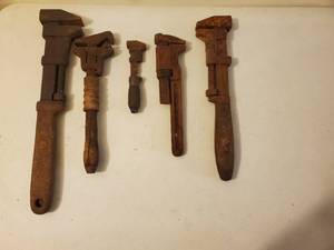lot 168 image: Vintage Pipe Wrench Lot