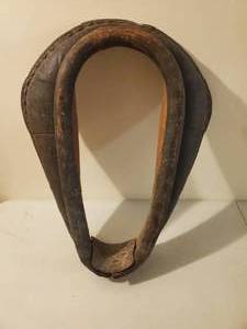 lot 177 image: Old Leather Horse Collar