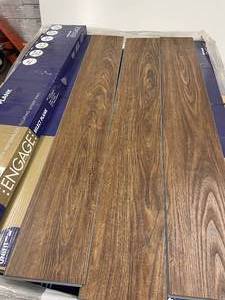 285 SF of Beautiful Waterproof Easy Install LVP Flooring - Brownville Oak