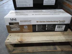 lot 50 image: MSI Silver Travertine Mini Ledger Panel 4.5 in. x 16 in. Natural Travertine Wall Tile ( 5 Sq Ft)