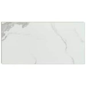 lot 3 image: Calacatta Skov 12 in. W x 24 in. L Rigid Core Click Lock Luxury Vinyl Tile Flooring (774.8 Sq Ft)