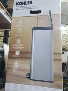 Qty of 4 imperfect Kohler 47L Step Trash Bins