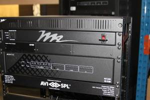 Middle Atlantic Equipment Rack with Power Distribution and Miscellaneous Pro Audio Video & Control Items