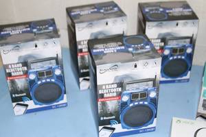 Lot of Miscellaneous NEW Bluetooth Radios & Video Game Headsets & Accessories