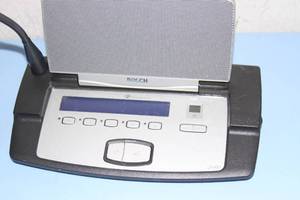Lot of 2 - Bosch DCN-CON Digital Congress Network Delegate Conference Microphone System with Fold-Away Flat Design