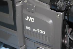Lot of 2 - JVC DY700 D-9 Professional Video Camera  Digital Camcorder with 422 Component