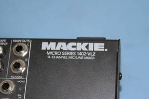 Mackie 1402-VLZ  1402VLZ 14-Channel Pro Audio Microphone Line Mixer  Portable Mixing System