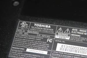 Toshiba 26AV500U 26 Widescreen HDTV 169 Television  TV  Display  Monitor