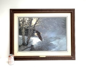 lot 3 image: Awakening - Bald Eagle by Persis Clayton Weirs Signed Numbered Print