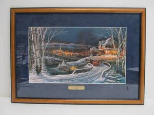 lot 20 image: Family Traditions by Terry Redlin Framed Print