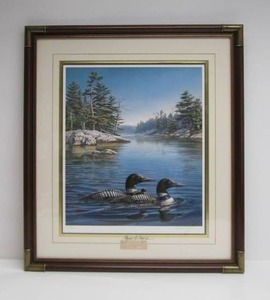 lot 22 image: Legacy Loons by James Meger Signed Numbered Print