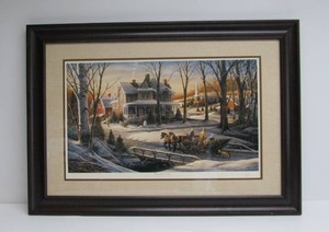 lot 24 image: Homeward Bound by Terry Redlin Framed Signed Print 