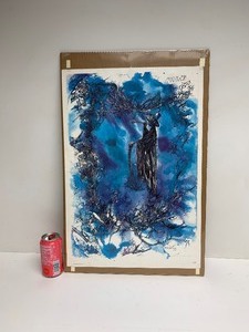 lot 67 image: Wisconsin Artist Louise Bussiere Signed Numbered Lithograph - The First Crescendo