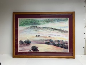 lot 73 image: Large Signed Original Watercolor Landscape Painting by Ken Weaver