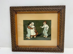 lot 51 image: Framed Signed Original Painting by Postcard Artist Ethel Parkinson (1867-1957)