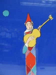 lot 52 image: Hand Signed Walter Pozzi Screenprint - Serenata