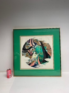 lot 78 image: Framed Signed Numbered Japanese Style Litho Print by Miharu Lane - Evening Tales