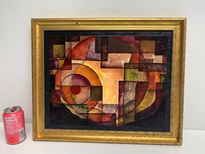 lot 96 image: Framed Original Mixed Media Painting - Signed Hubbard - Forever and a Day
