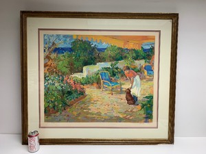 lot 139 image: Framed Signed Sotiris Corzo Artist Proof Lithograph 
