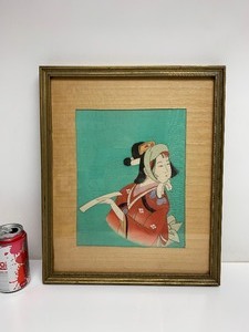 lot 149 image: Vintage Framed Japanese Woodblock Artwork