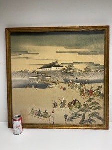 lot 174 image: Framed Original Japanese Painting on Silk