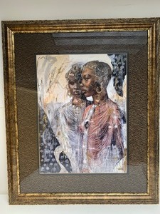 lot 176 image: Framed Mixed Media Artwork by Marta Gottfried