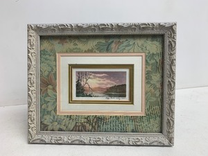 lot 196 image: Original Signed Puggy Thatch Sibley Landscape Watercolor Painting