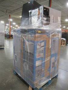UNTOUCHED WHOLESALE PALLET OF SCRATCH AND DENT ANDOR UNCLAIMED RETURNED VERTICAL FREEZERS, REFRIDGERATOR AND MORE