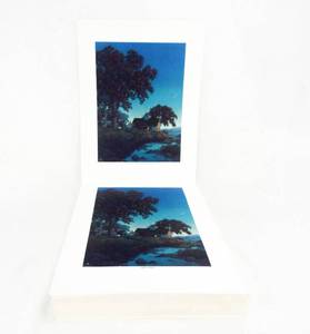 lot 10 image: Large Lot of Vintage Maxfield Parrish New Moon Prints