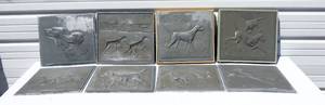 lot 39 image: Lot of 8 Vintage 1950s and 1960s Stanford Fenelle Formcraft Vacuum Form Print Molds