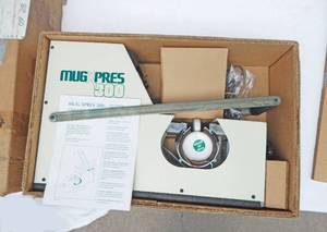 lot 102 image: Vintage MugXPres 300 Mug Press and Printing Machine