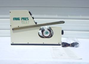 lot 104 image: Vintage MugXPres 300 Mug Press and Printing Machine