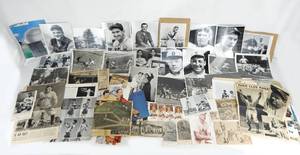 lot 8 image: Large Lot of Vintage 1930s - 1950s Baseball Photos, Cards and Images