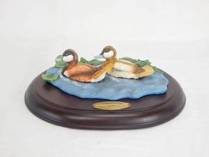 lot 63 image: Vintage 1990s Limited Edition David Maass Tranquil Setting Hand Painted Sculpture