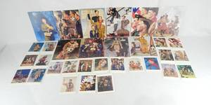 lot 75 image: Huge Lot of Assorted Norman Rockwell Boy Scouts Postcards