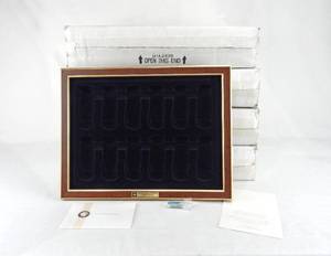 lot 107 image: Set of 4 Franklin Mint Boy Scouts of America Knife Display Frames