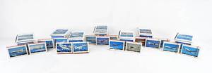 lot 56 image: Lot of 54 Vintage TWA Collectors Series Playing Card Decks