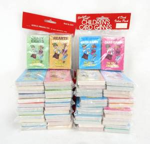 lot 55 image: Lot of 54 Vintage 1981 General Mills Big G Cereal Characters Kids Playing Card Games