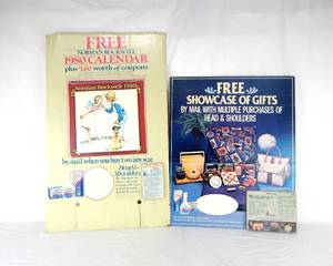 lot 38 image: Lot of 2 Vintage 1980s Head and Shoulders Advertisements