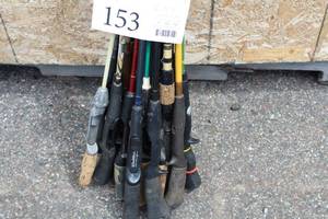 Lot of (20) Assorted Fishing Rods