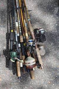 Lot of (13) Assorted Fishing Rods