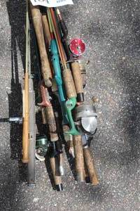 Lot of (13) Assorted Fishing Rods