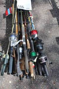 Lot of (25) Assorted Fishing Rods