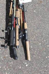 Lot of (9) Assorted Fishing Rods