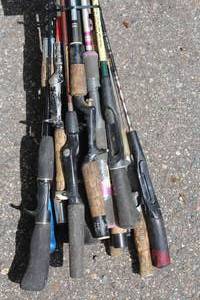 Lot of (16) Assorted Fishing Rods