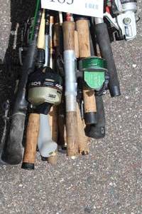 Lot of (16) Assorted Fishing Rods